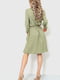 Сукня А-силуету оливкового кольору | 6262490 | фото 4