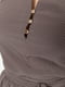 Сукня А-силуету коричнева | 6262491 | фото 5