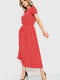 Платье А-силуэта красное в принт | 6262493 | фото 3