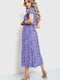 Сукня А-силуету фіолетова в принт | 6262494 | фото 4