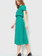Сукня А-силуету зелена в горошок | 6262499 | фото 3