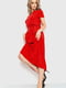 Платье А-силуэта красное в горошек | 6262500 | фото 3