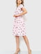 Платье А-силуэта розовое в принт | 6262507 | фото 3