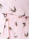 Платье А-силуэта розовое в принт | 6262507 | фото 5