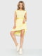 Сукня А-силуету жовта | 6262509 | фото 2