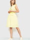 Сукня А-силуету жовта | 6262509 | фото 3