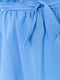 Платье А-силуэта темно-голубое | 6262515 | фото 5