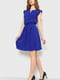 Платье А-силуэта цвета электрик в принт | 6262518 | фото 3