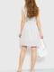 Платье А-силуэта молочного цвета в горошек | 6262523 | фото 4