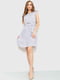 Сукня А-силуету біла в горошок | 6262525 | фото 2