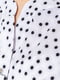 Сукня А-силуету біла в горошок | 6262525 | фото 5
