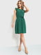 Платье А-силуэта зеленое в горошек | 6262527