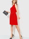 Платье А-силуэта красное в горошек | 6262528 | фото 3