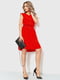 Платье А-силуэта красное в горошек | 6262529 | фото 2