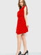 Платье А-силуэта красное в горошек | 6262534 | фото 3