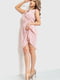 Сукня А-силуету пудрового кольору в горошок | 6262536 | фото 3