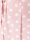 Сукня А-силуету пудрового кольору в горошок | 6262536 | фото 5