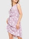 Сукня А-силуету бузкового кольору в горошок | 6262538 | фото 2