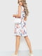 Сукня А-силуету молочного кольору в принт | 6262540 | фото 4