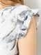 Сукня А-силуету біла в принт | 6262544 | фото 5
