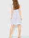 Платье А-силуэта белое в горошек | 6262551 | фото 4