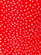 Платье А-силуэта красное в горошек | 6262553 | фото 5