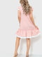 Сукня А-силуету пудрового кольору в горошок | 6262554 | фото 4