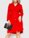Платье А-силуэта красное | 6262561 | фото 2