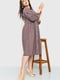 Сукня А-силуету кольору мокко | 6262575 | фото 3