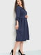 Сукня А-силуету темно-синя | 6262579 | фото 3