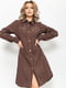 Сукня-сорочка коричнева | 6262583 | фото 2