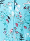 Сукня А-силуету бірюзового кольору в принт | 6262586 | фото 5