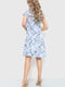 Платье А-силуэта голубое в принт | 6262587 | фото 4