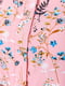 Платье А-силуэта розовое в принт розовое в принт | 6262588 | фото 5