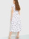 Платье А-силуэта белое в принт | 6262592 | фото 4