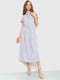 Платье А-силуэта белое в принт | 6262598 | фото 2