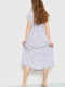 Платье А-силуэта белое в принт | 6262598 | фото 4