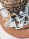 Статуетка “Яблуко” з монетами на золотій тарілці з доларами, ручна робота | 6263600 | фото 4