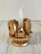 Підсвічник "Свічник стімпанк" з металу з золотим напиленням, ручна робота | 6263681 | фото 2