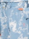 Джоггеры голубые с принтом тай-дай | 6263831 | фото 6