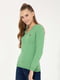 Пуловер зеленый | 6263859 | фото 3