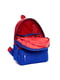 Рюкзак сине-красный с принтом | 6263894 | фото 3