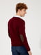 Пуловер бордовий | 6264049 | фото 5