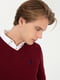 Пуловер бордовый | 6264077 | фото 2