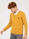 Пуловер цвета охры | 6264165