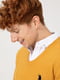 Пуловер кольору охри | 6264165 | фото 2