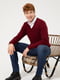 Пуловер бордовий | 6264174 | фото 3