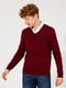 Пуловер бордовий | 6264174 | фото 4