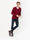 Пуловер бордовий | 6264181 | фото 4