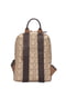Рюкзак бежево-коричневий із принтом | 6264425 | фото 4